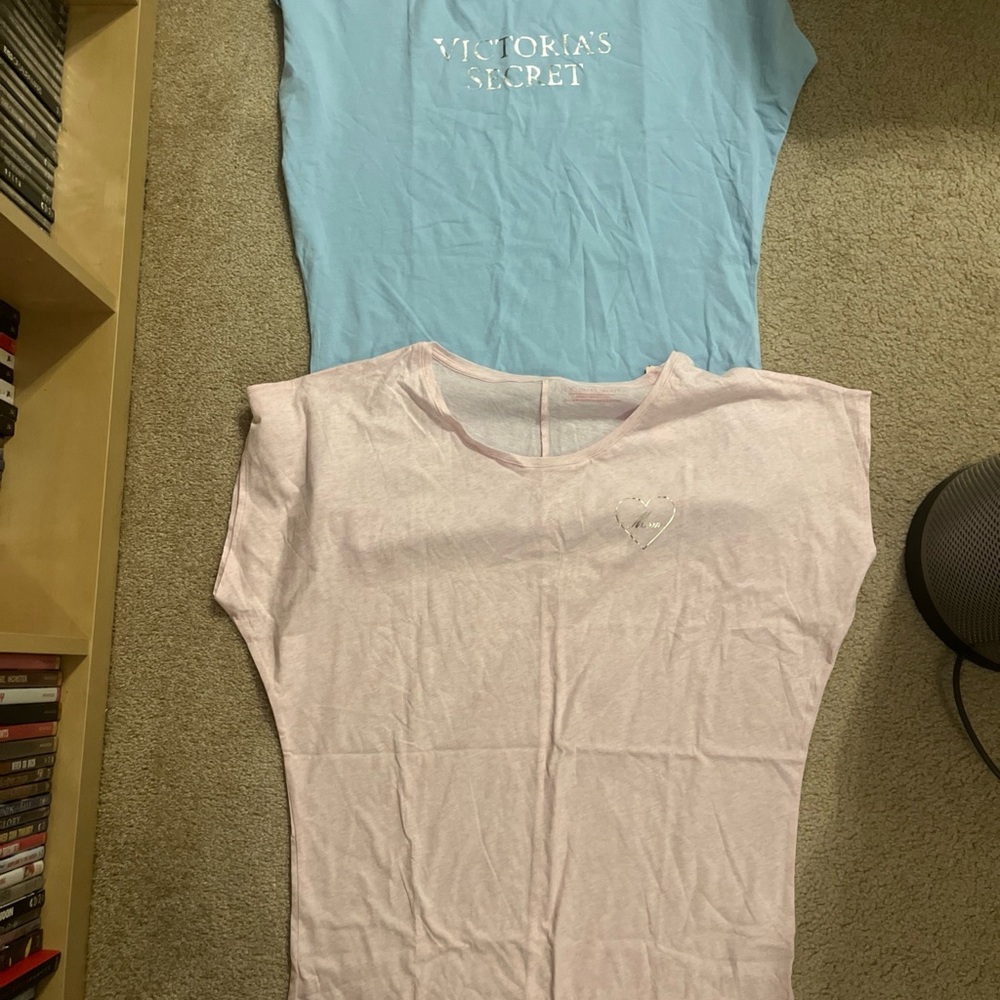 Victoria's Secret Pink and Blue nightgowns
